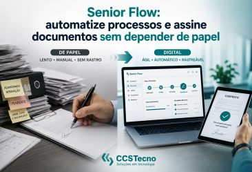 Senior Flow: automatize processos e assine documentos sem depender de papel Senior Flow: automatize processos e assine documentos sem depender de papel